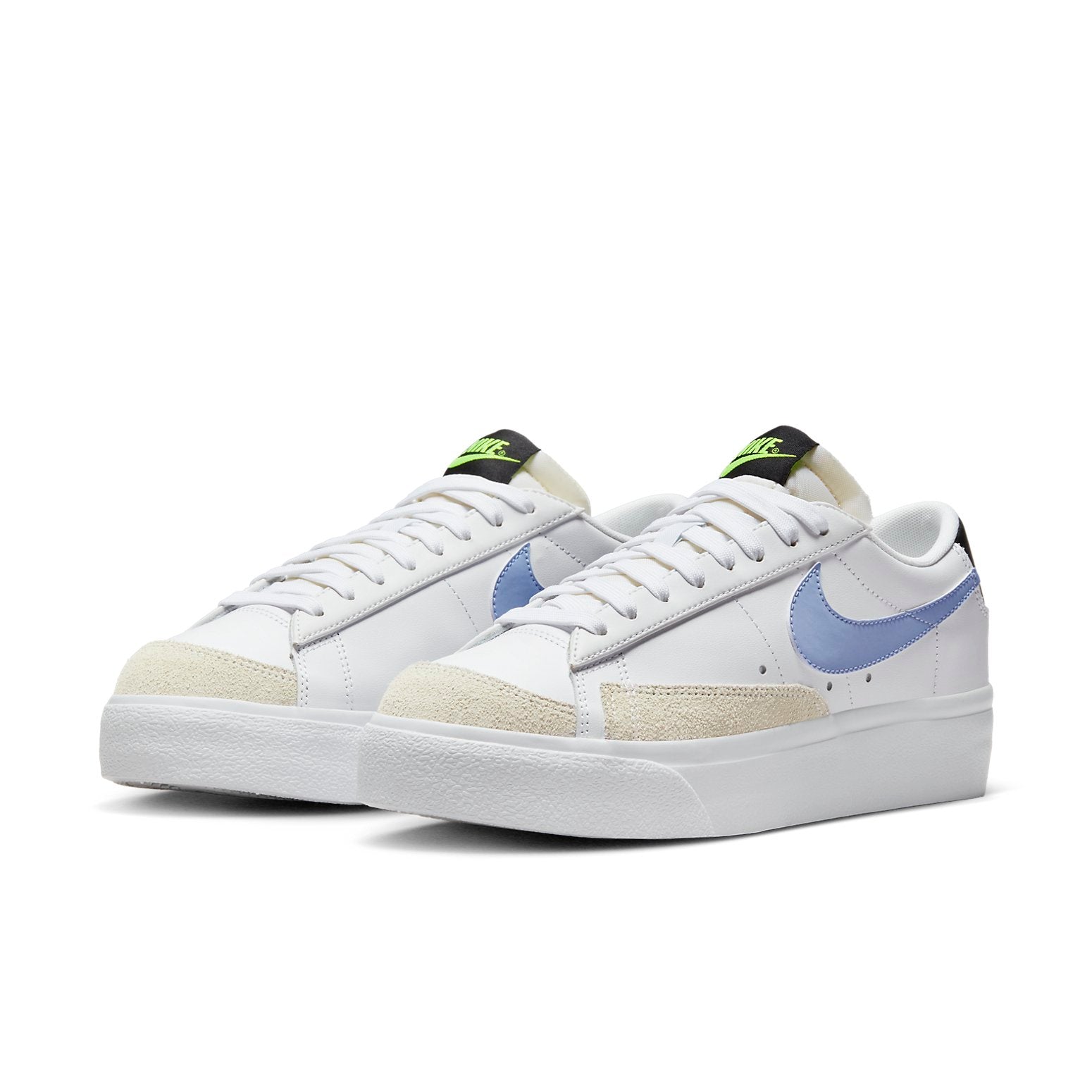 (WMNS) Nike Blazer Low Platform 'White Cobalt Bliss' FJ0738-100