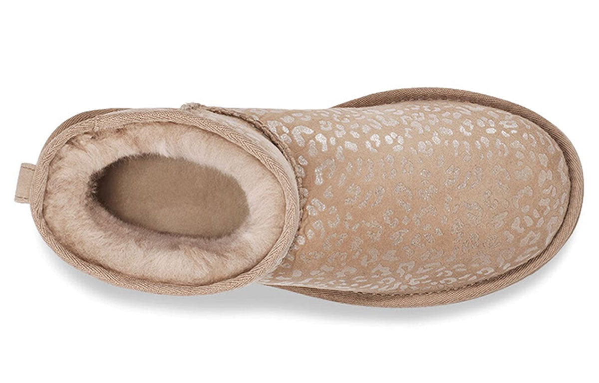 (WMNS) UGG Classic Mini Snow Leopard Brown Yellow 1113494-AMP