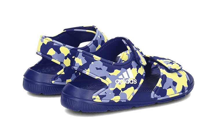 (PS) adidas Altaswim Cozy Wear-Resistant Blue Sandals 'Blue Yellow' DA9663