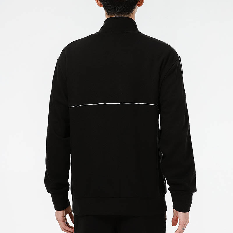 PUMA Running Training Breathable Sports Stand Collar Logo Jacket Black 531706-51