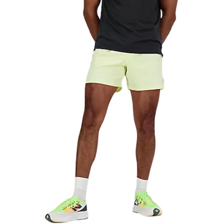 New Balance RC Short 5" Asia Sizing 'Spotlight Yellow' MS41286LLT
