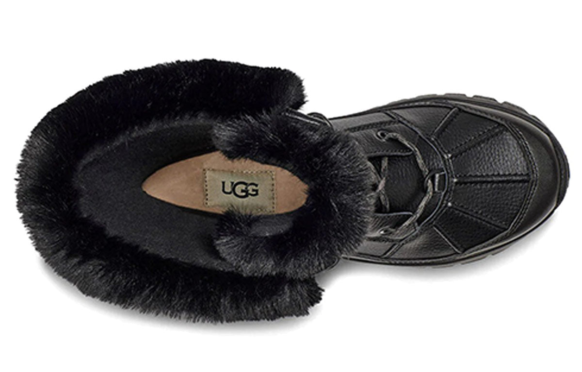 (WMNS) UGG Yose Tall Quilt Snow Boots Black 1116230-BLK