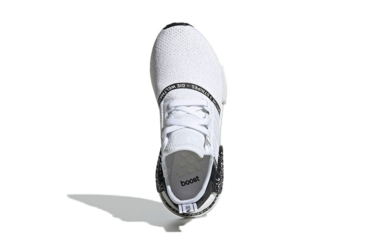 (GS) adidas NMD_R1 J 'White Black' EF3647