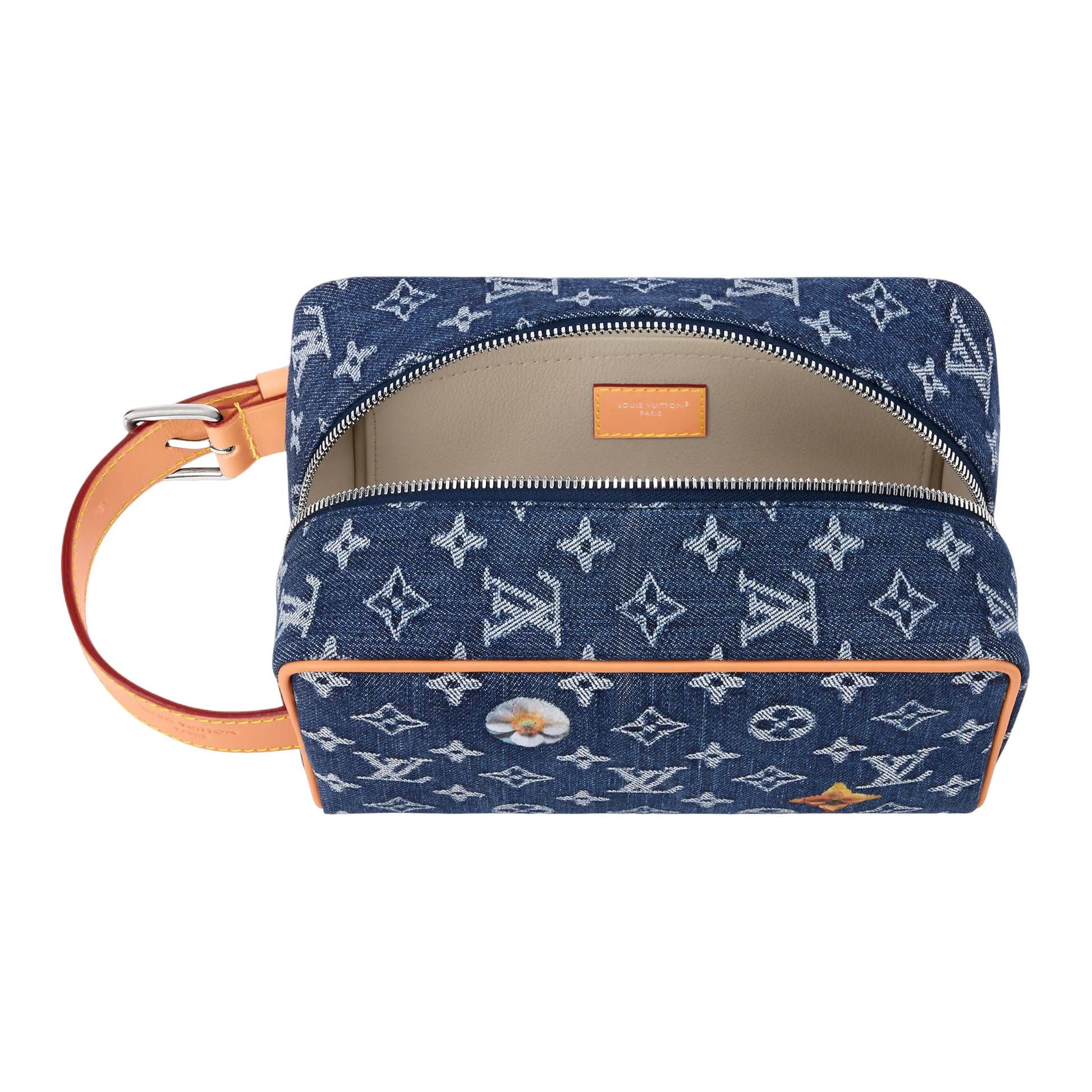 LOUIS VUITTON Locker Dopp Kit 'Blue' M28363