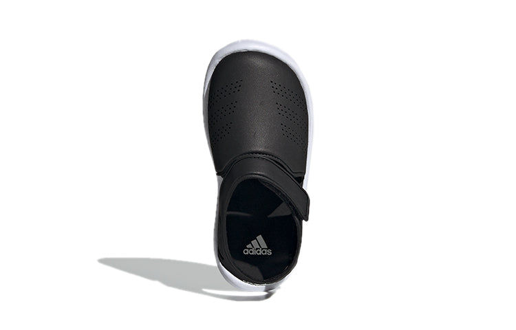 (PS) adidas FortaSwim Stripes J 'Black' FW6048