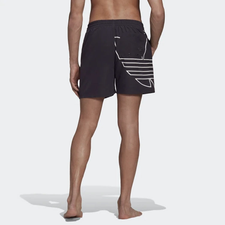 adidas originals Solid Color Sports Shorts Black GE0802