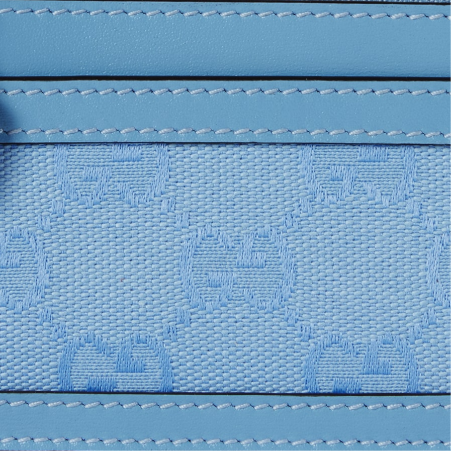 (WMNS) Gucci Luce Card Case Wallet 'Light Blue' 790033-FADHY-8566