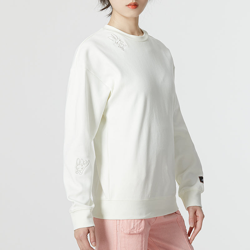 (WMNS) adidas CNY Graphic Sweaters 'White' HZ3004