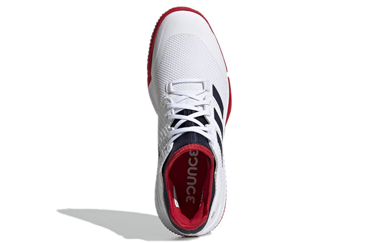 (WMNS) adidas Court Team Bounce Shoes White/Blue EF2639