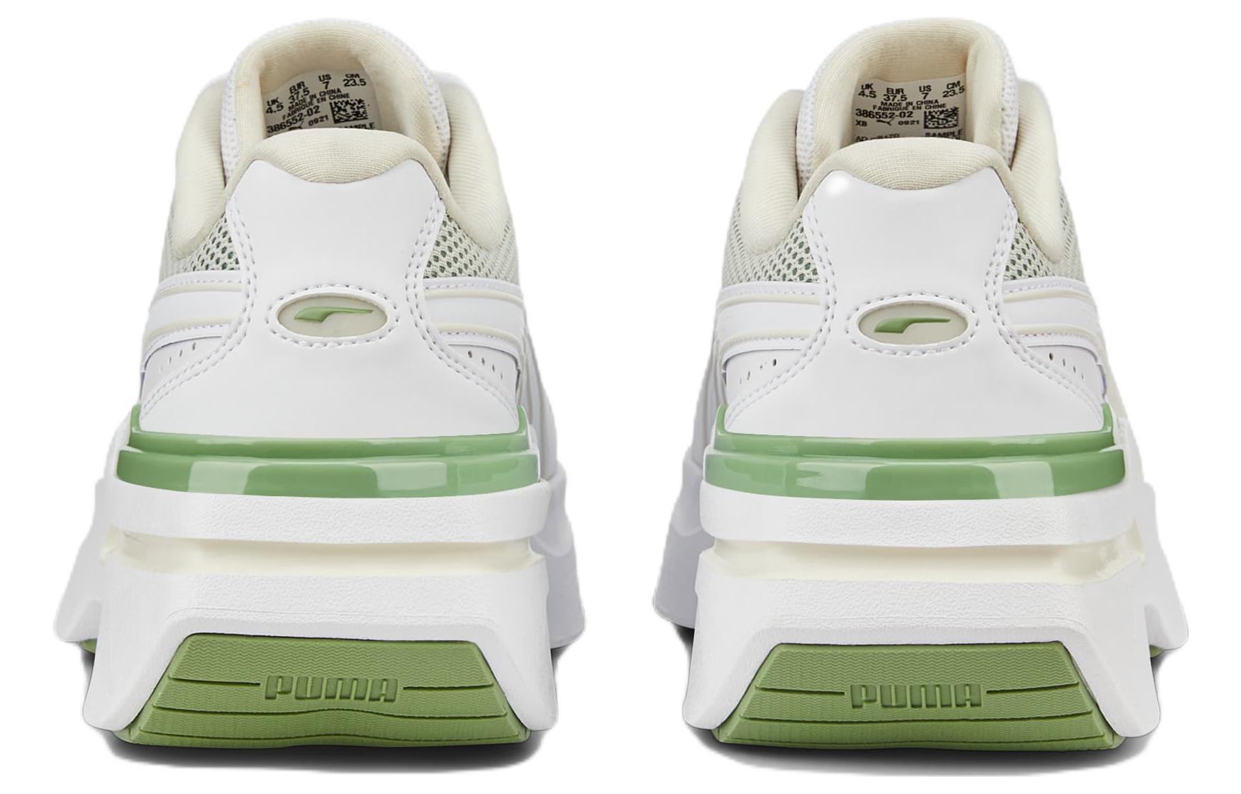 (WMNS) PUMA Kosmo Rider Feminine Tech 'White Green' 386552-02