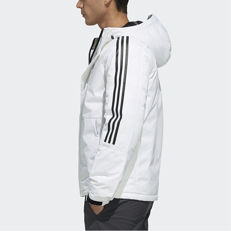 adidas Waterproof Outdoor Sports Woven Warm Down Jacket Men White EH3994