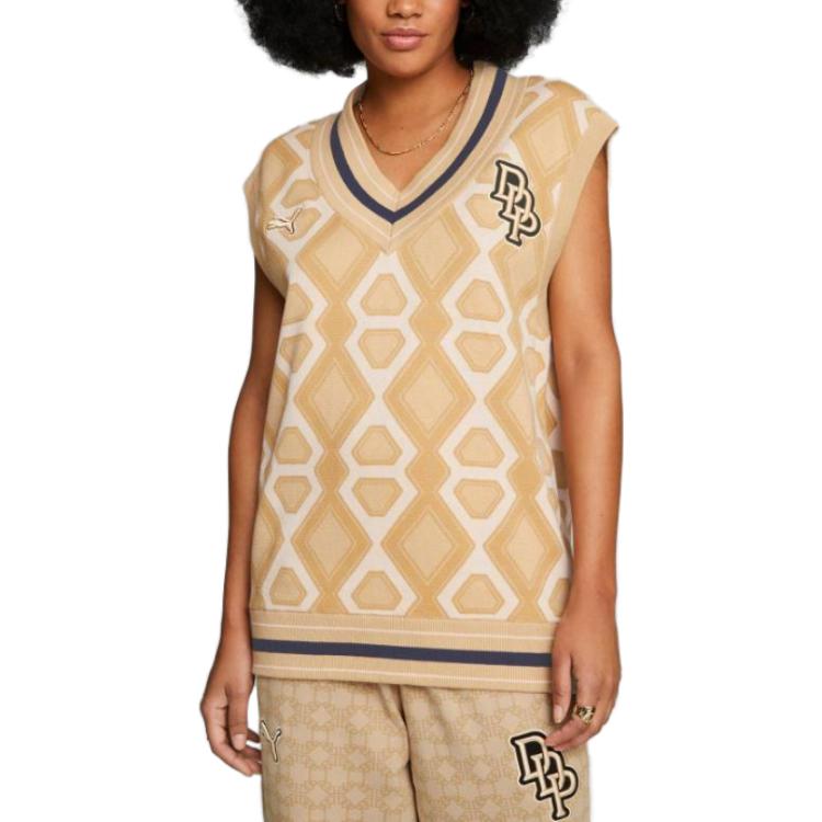 PUMA X Dapper Dan Knit Vest Ginger Root 'Orange' 539803-89