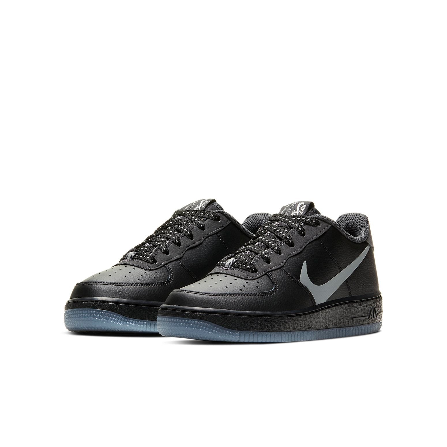 (GS) Nike Air Force 1 LV8 3 'Black Silver Lilac' CD7409-001