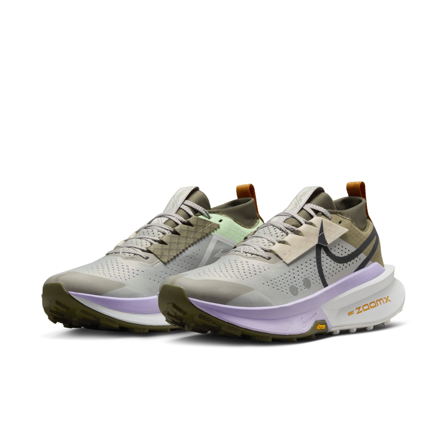 Nike ZoomX Zegama 2 'Light Iron Ore Vapor Green Lilac Bloom Anthracite' FD5190-003