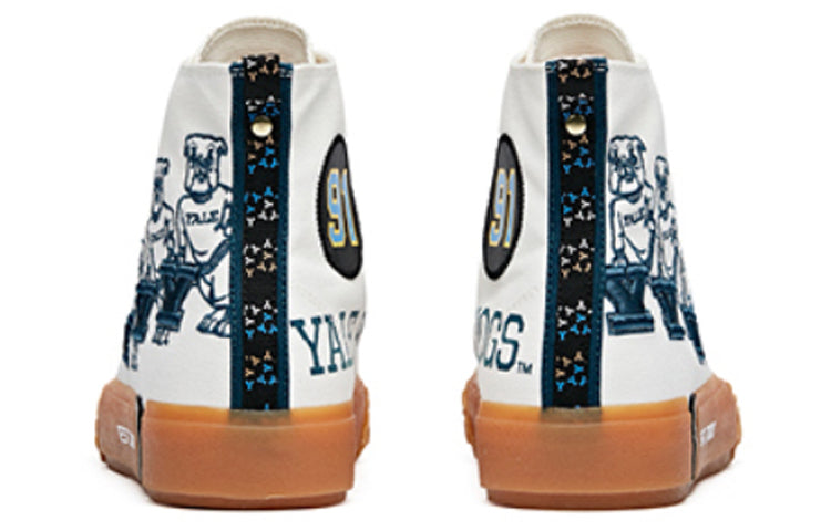 ANTA x Yale Canvas High 'White Gum' 112028650-8