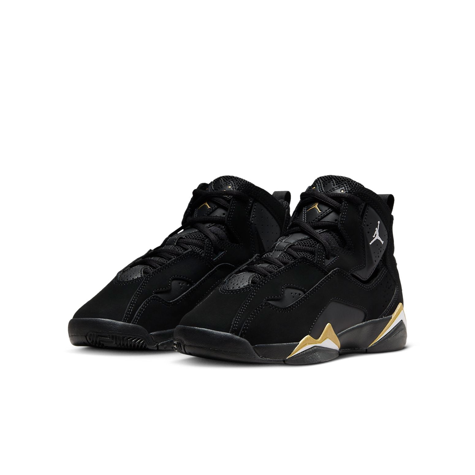 (GS) Air Jordan True Flight 'Black Metallic Gold' 2023 343795-017