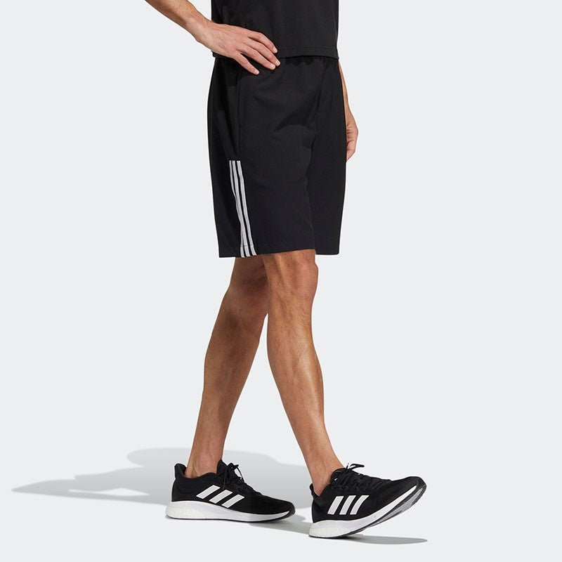adidas Fi Lib Wvsh Contrasting Colors Stripe Training Sports Woven Shorts Black HE7412