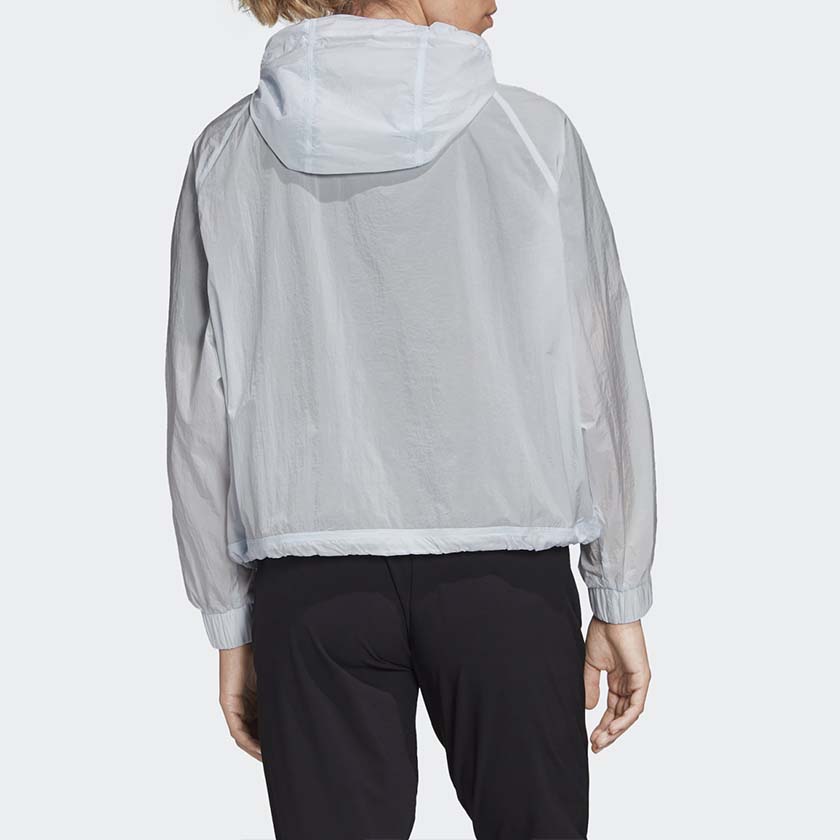 (WMNS) adidas Athletics Cropped Wind.Rdy Windbreaker Jacket Asia Sizing 'White' FK3223
