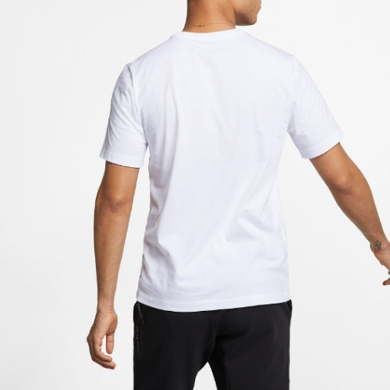 Nike Sportswear Alphabet Logo Printing Breathable Short Sleeve White BV0629-100