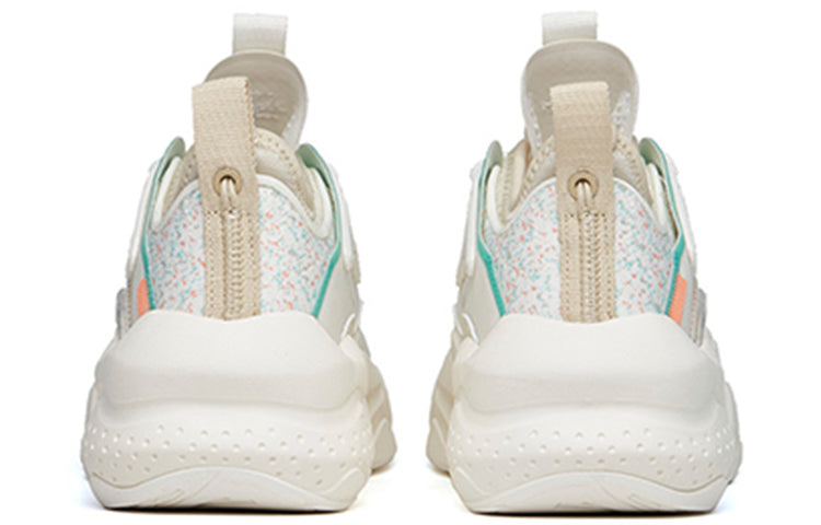 (WMNS) ANTA Badao 'White Green Yellow' 122228080-1
