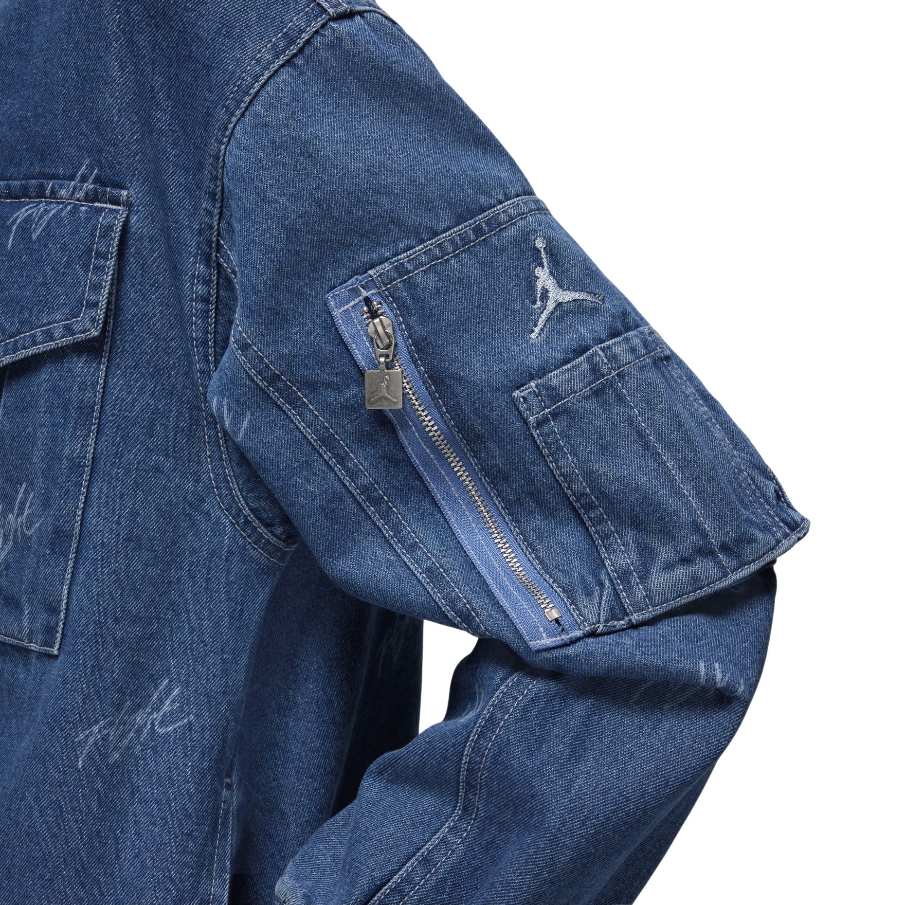 (WMNS) Air Jordan Renegade Jacket Asia Sizing 'Stone Blue' FN5354-453