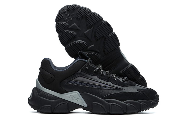 FILA Fashion Sneakers Low-Top Running Shoes 'Black Grey' F12M144120FBI