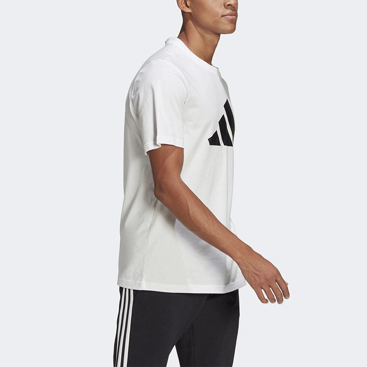 adidas Casual Sports Round Neck Alphabet Printing Short Sleeve White GP9506