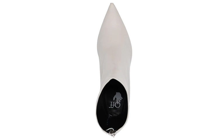 (WMNS) Off-White Dolls Wedge Boots 'White' OWIE014F21LEA0010900