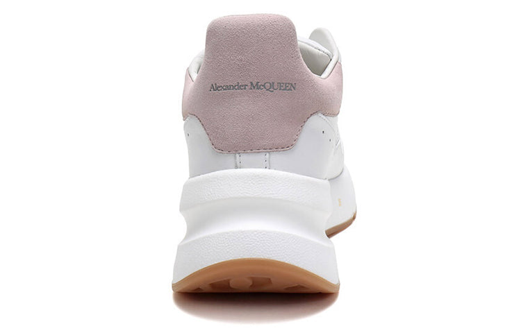 (WMNS) Alexander McQueen Oversized Runner Sneakers 'White Pink' 586409WHRUB9182