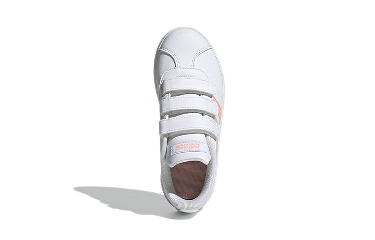 (PS) adidas VL Court 2.0 'White Pink' EE6903