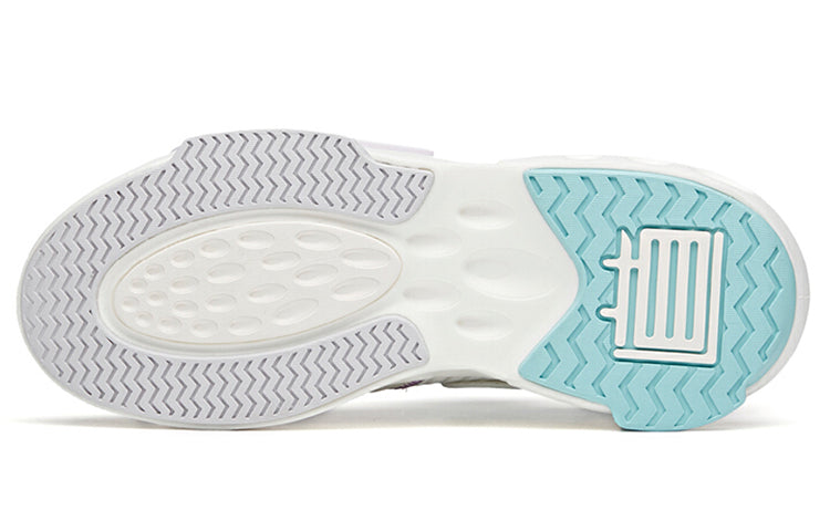 (WMNS) ANTA Badao Mid 'White Blue Purple' 122128084-3