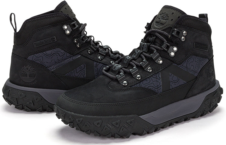 Timberland Greenstride Motion 6 Waterproof Mid Hikers 'Black Grey' A5XRG-015