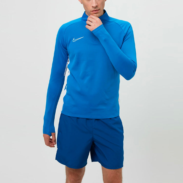 Nike Academy 19 Training Long Sleeves T-Shirt 'Blue' AJ9094-463