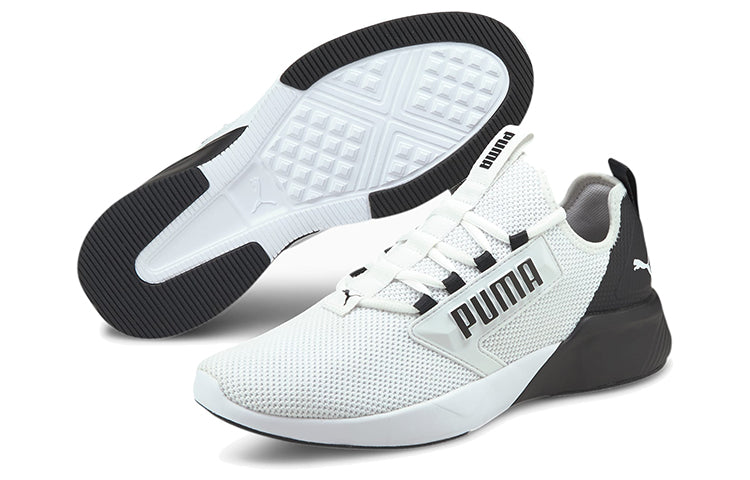 PUMA Retaliate Low Top Running Shoes Black/White 192340-19