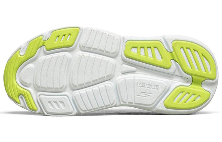 (WMNS) Skechers Max Cushioning Ultimate Low-Top White/Yellow 17691-WMLT