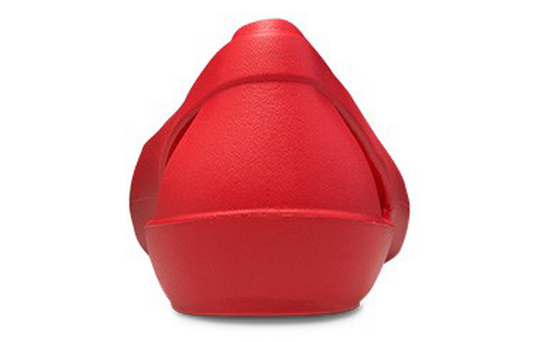 (WMNS) Crocs Flat Red Sandals 202811-8C1