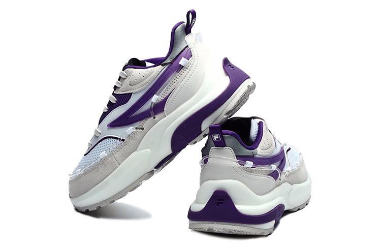 (WMNS) Fila Fusion 'White Purple' T12W135210FWD