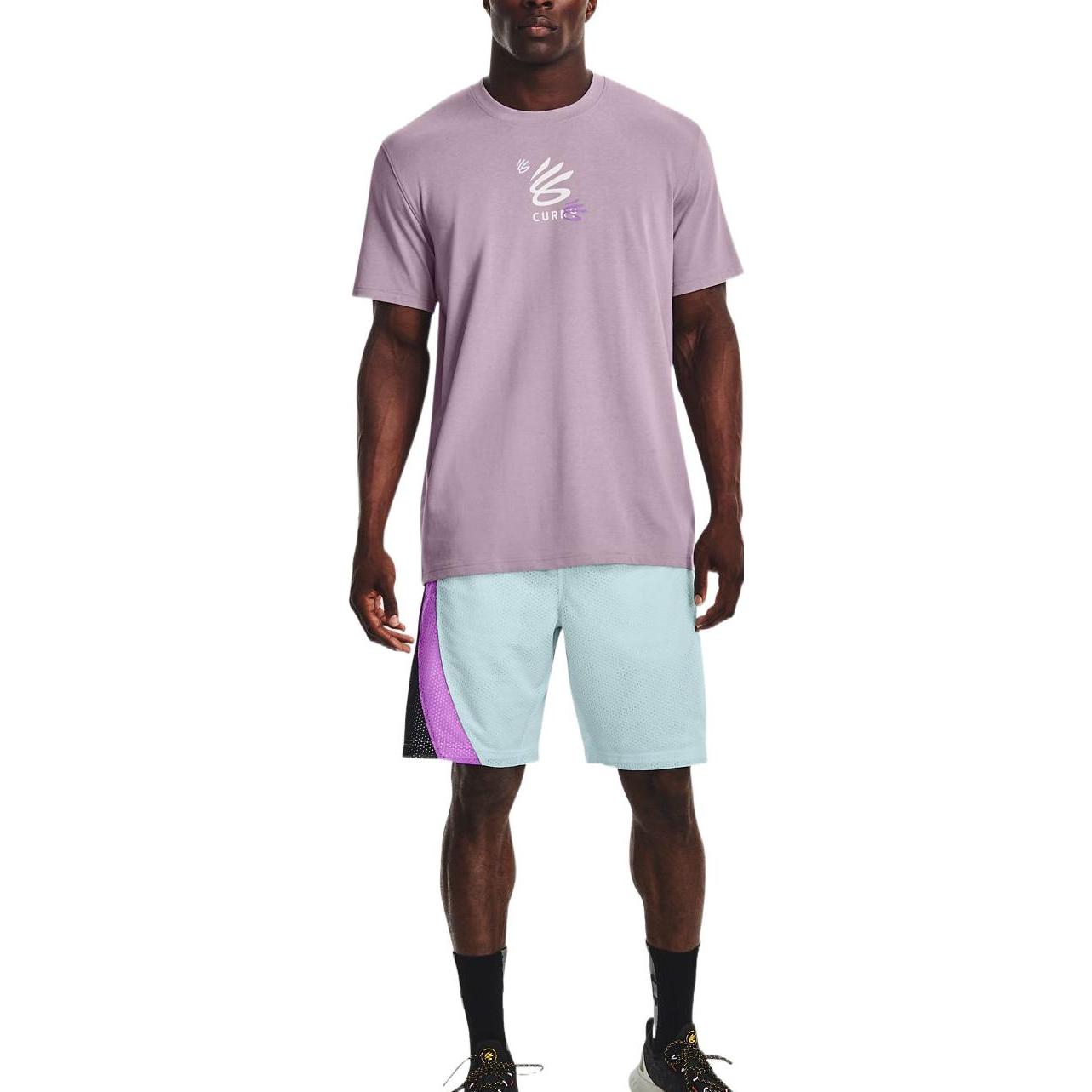 Under Armour Curry 3'S Hvyweight T-shirt 'Lilac' 1376275-554