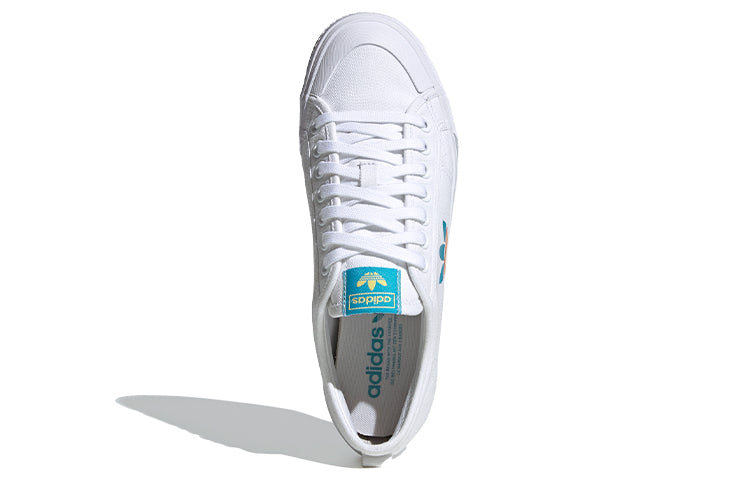 adidas Nizza Trefoil 'White Blue' FY2259