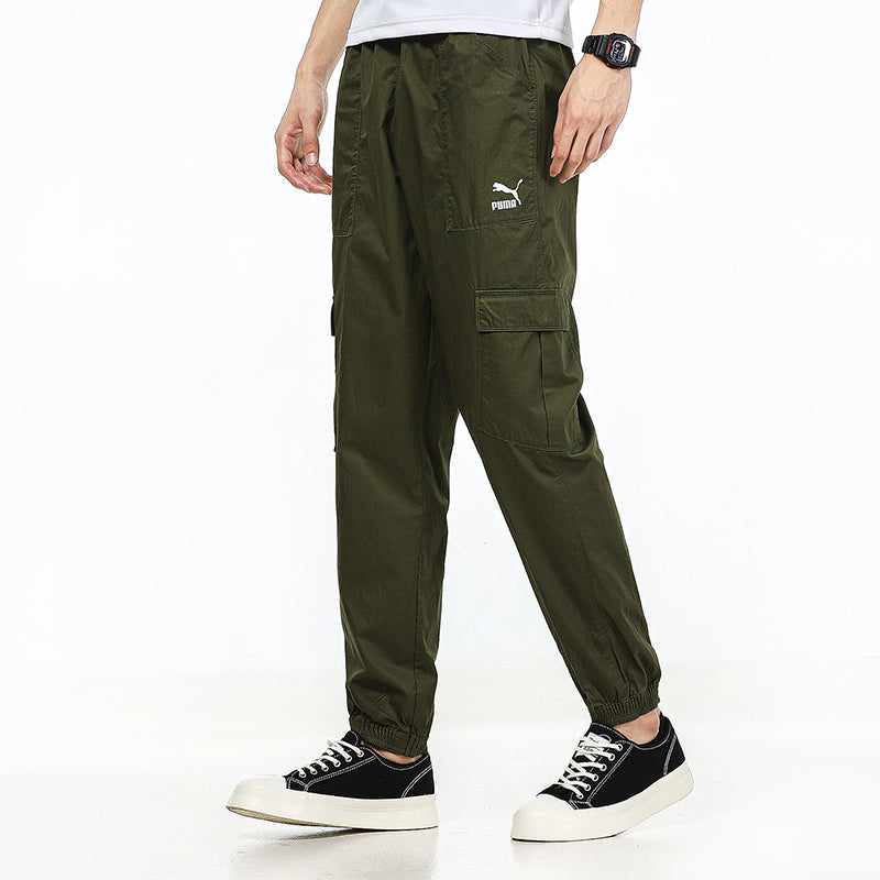 PUMA Classics Cuff Trousers 'Olivegreen' 533101-44