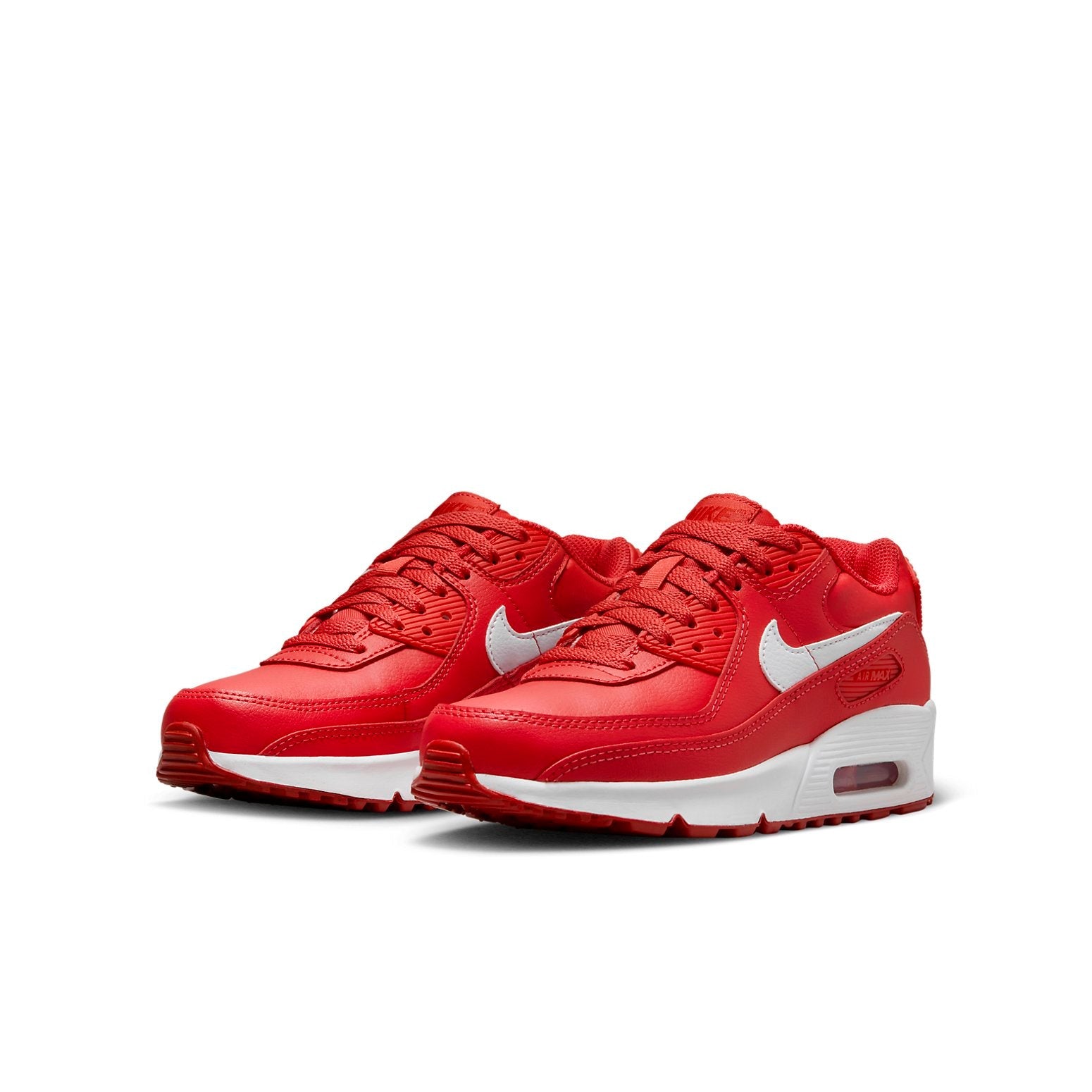 (GS) Nike Air Max 90 Leather 'Track Red' DV3607-600