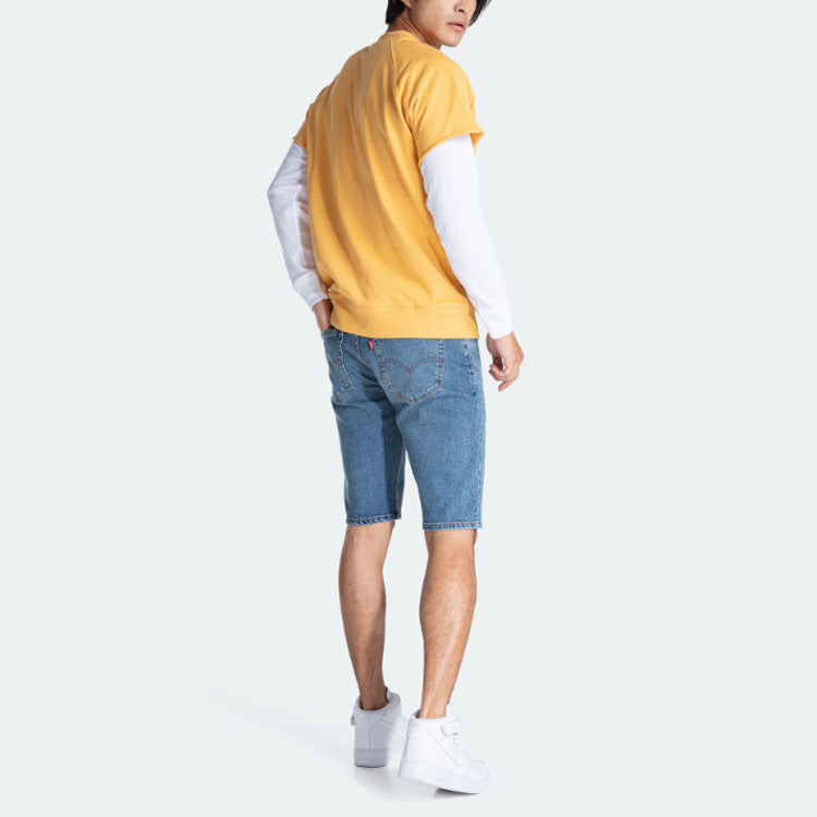 Men's Levis Round Neck Long Sleeves Yellow 85540-0000