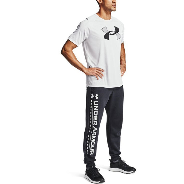 Under Armour Tech Big Logo Printing Male White 1357234-100