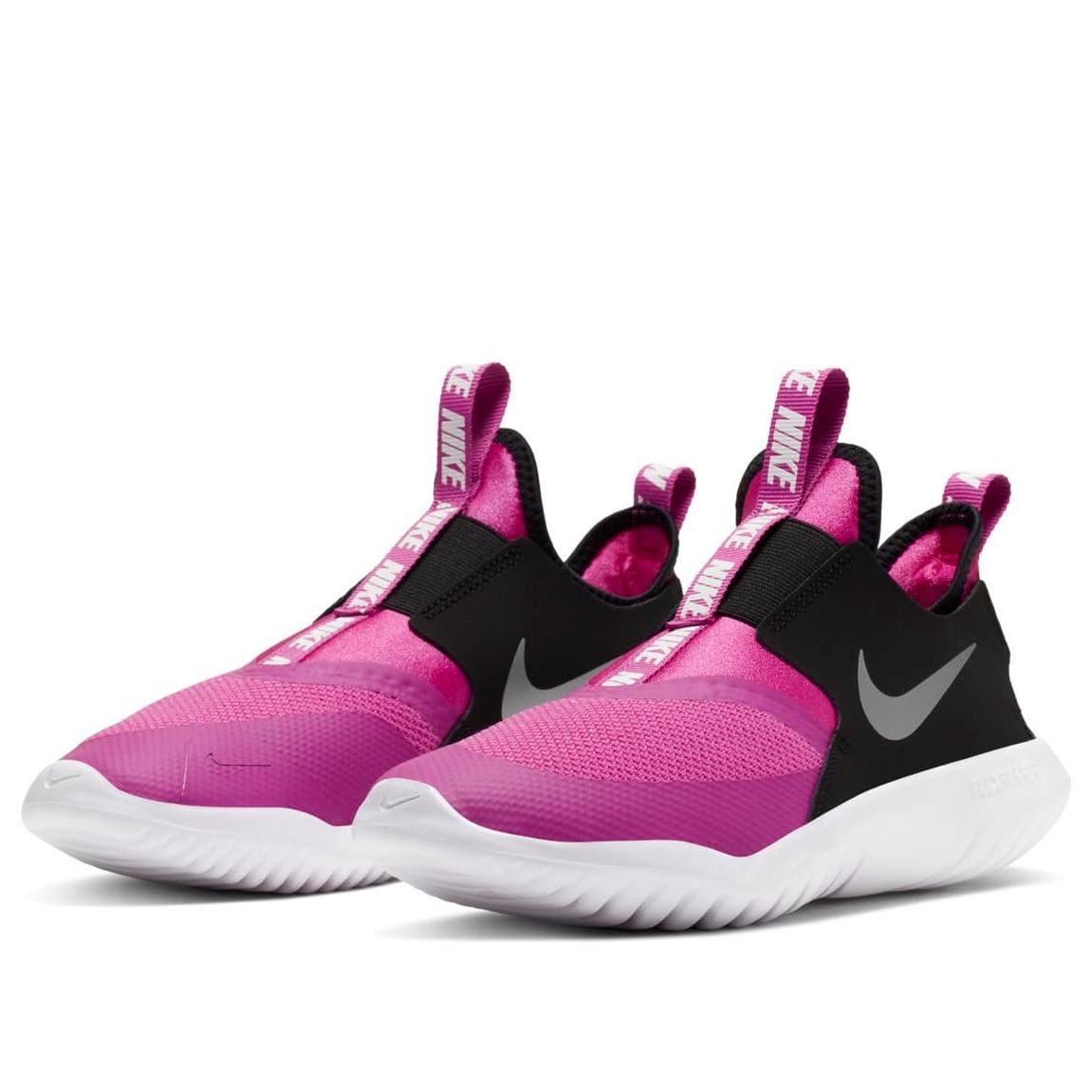 (GS) Nike Flex Runner 'Black Purple' AT4662-603