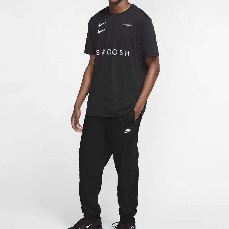 Men's Nike Sportswear Woven Black Long Pants/Trousers CU4314-010