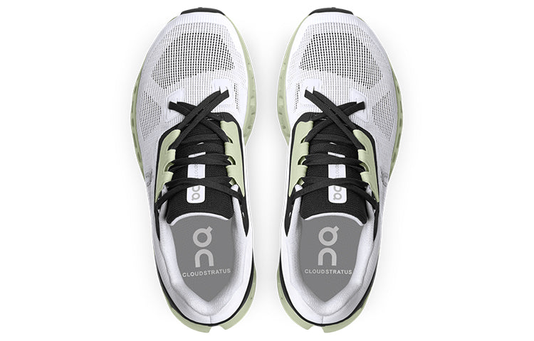 (WMNS) On Running Cloudstratus 'White Black Green' 39.98997