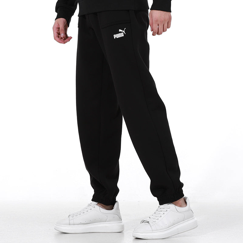 PUMA Logo Sweatpants 'Black' 534935-01