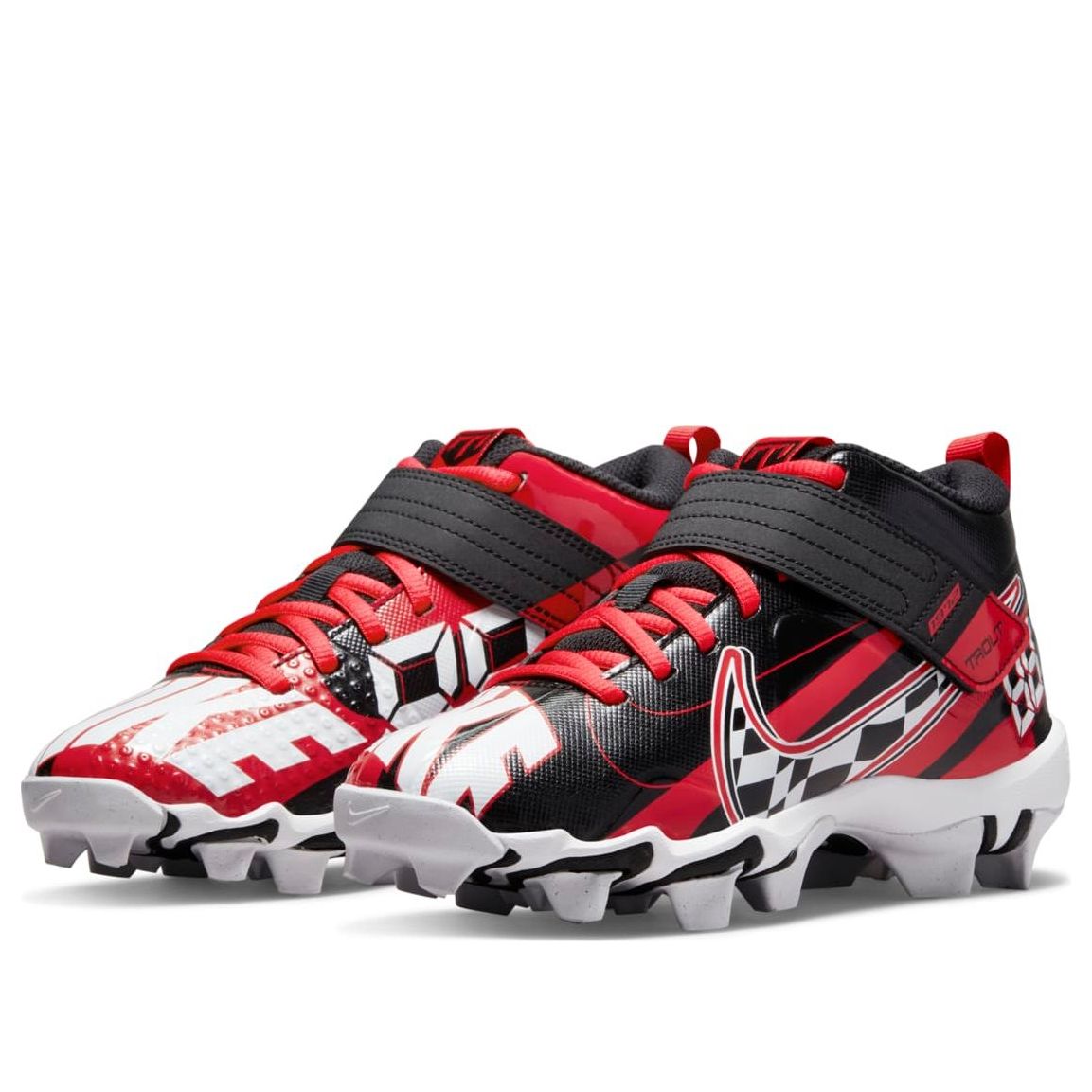 (GS) Nike Force Trout 7 'Black Challenge Red' CQ7642-001
