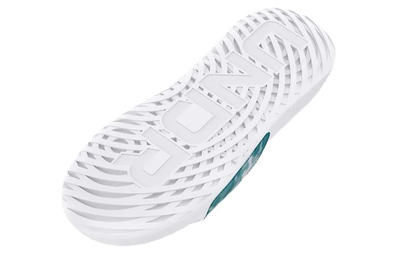 (WMNS) Under Armour Ignite Select Graphic Slides 'White Turquoise Tie-Dye' 3027223-100