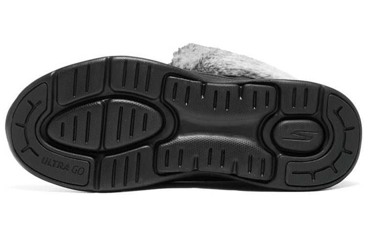 (WMNS) Skechers Go Walk Arch Fit 'Black' 144409-BKGY